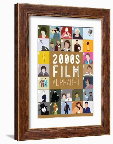 2000s Film Alphabet - A to Z-Stephen Wildish-Framed Giclee Print