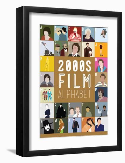 2000s Film Alphabet - A to Z-Stephen Wildish-Framed Giclee Print