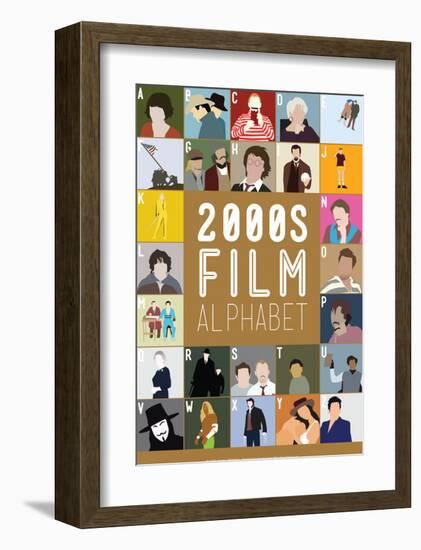 2000s Film Alphabet - A to Z-Stephen Wildish-Framed Giclee Print