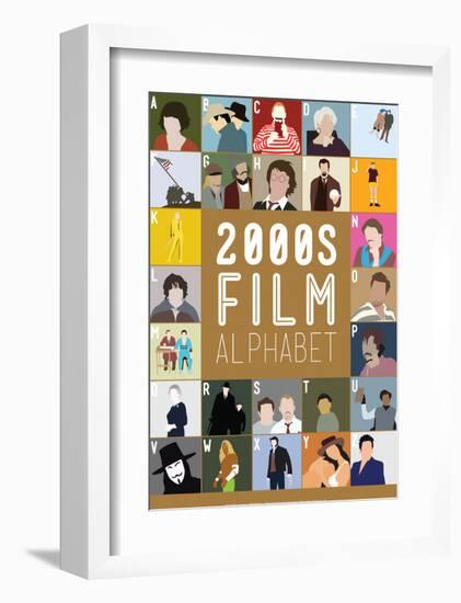 2000s Film Alphabet - A to Z-Stephen Wildish-Framed Giclee Print