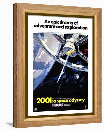 2001: A Space Odyssey, 1968-null-Framed Stretched Canvas