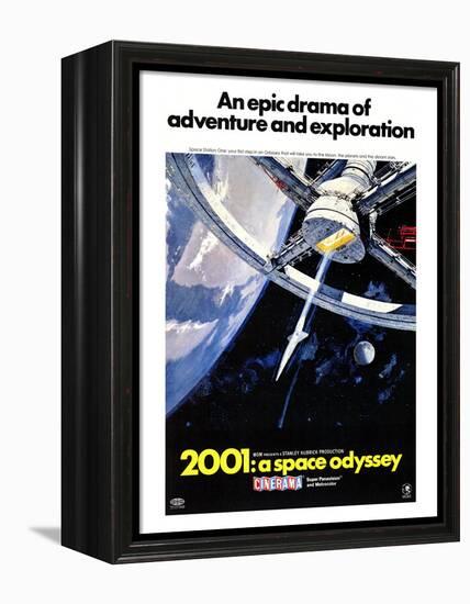 2001: A Space Odyssey, 1968-null-Framed Stretched Canvas