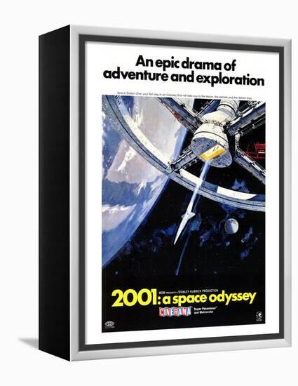 2001: A Space Odyssey, 1968-null-Framed Stretched Canvas