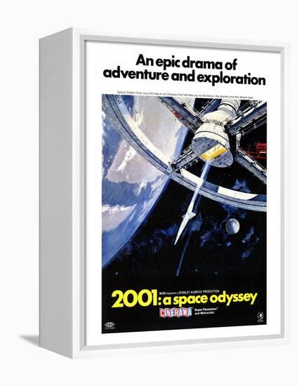 2001: A Space Odyssey, 1968-null-Framed Stretched Canvas