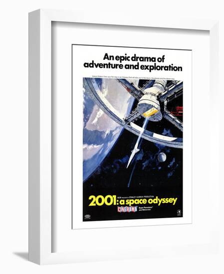 2001: A Space Odyssey, 1968-null-Framed Premium Giclee Print