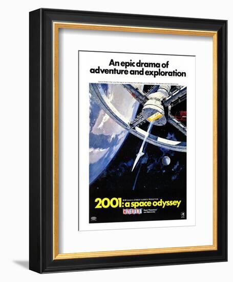 2001: A Space Odyssey, 1968-null-Framed Premium Giclee Print