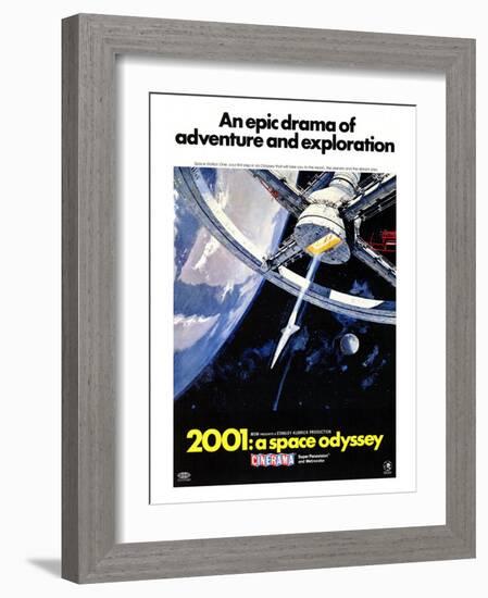 2001: A Space Odyssey, 1968-null-Framed Premium Giclee Print