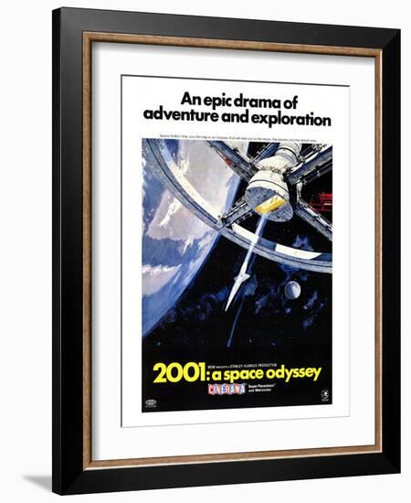 2001: A Space Odyssey, 1968-null-Framed Premium Giclee Print