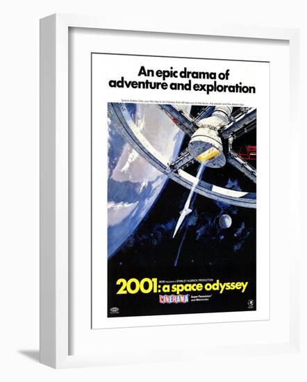 2001: A Space Odyssey, 1968-null-Framed Premium Giclee Print