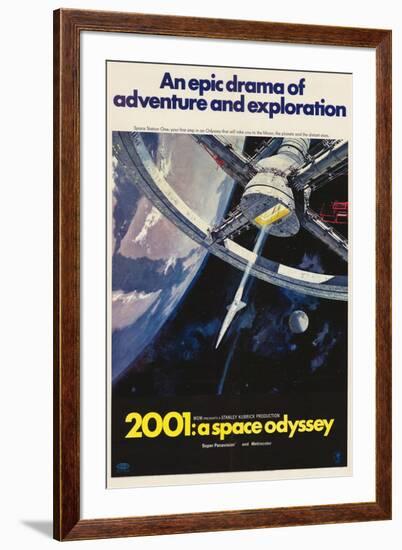 2001: A Space Odyssey, 1968--Framed Art Print