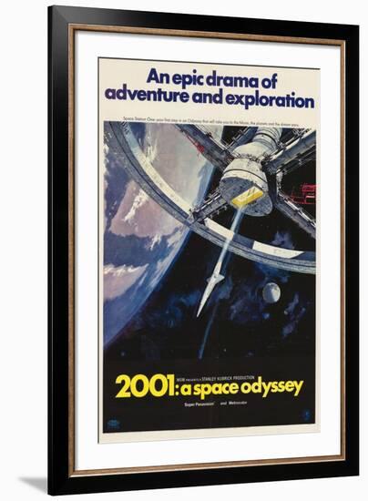 2001: A Space Odyssey, 1968--Framed Art Print