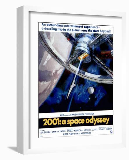 2001: A Space Odyssey, 1968-null-Framed Art Print