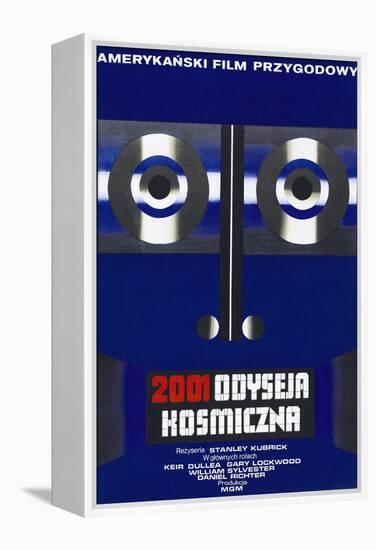 2001: A Space Odyssey, (aka 2001 Odyseja Kosmiczna), Polish poster, 1968-null-Framed Stretched Canvas