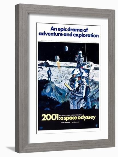 2001: A Space Odyssey (aka Two Thousand and One: a Space Odyssey)-null-Framed Art Print