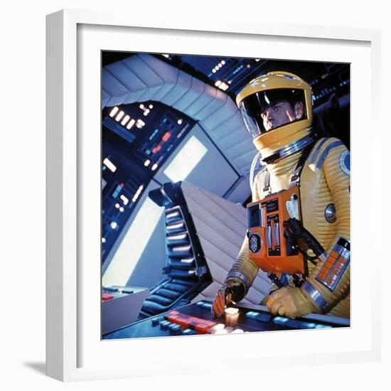 2001: A Space Odyssey, Gary Lockwood, 1968-null-Framed Premium Photographic Print