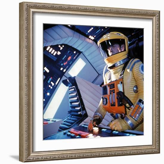 2001: A Space Odyssey, Gary Lockwood, 1968-null-Framed Photo