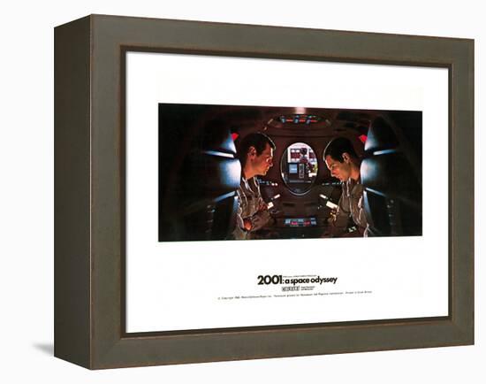 2001: a Space Odyssey, Gary Lockwood, Keir Dullea, 1968-null-Framed Stretched Canvas