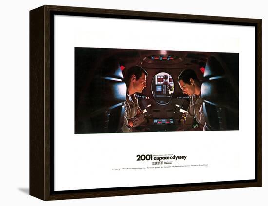 2001: a Space Odyssey, Gary Lockwood, Keir Dullea, 1968-null-Framed Stretched Canvas