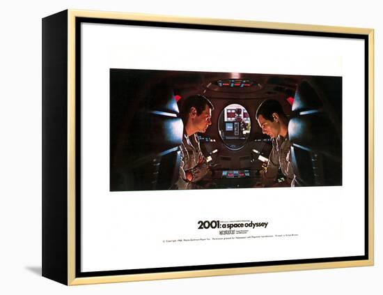 2001: a Space Odyssey, Gary Lockwood, Keir Dullea, 1968-null-Framed Stretched Canvas