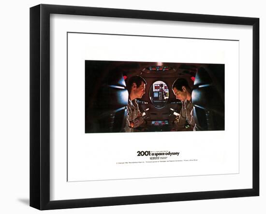 2001: a Space Odyssey, Gary Lockwood, Keir Dullea, 1968-null-Framed Art Print