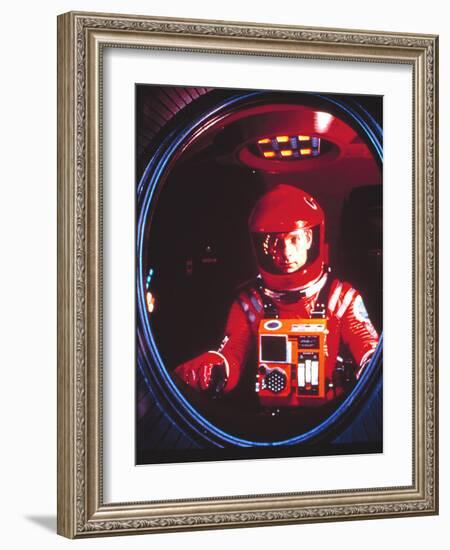 2001:A Space Odyssey, Keir Dullea, 1968-null-Framed Premium Photographic Print