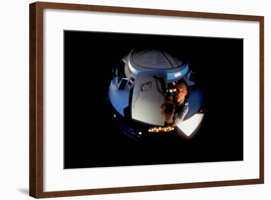 2001: A Space Odyssey, Keir Dullea as Seen Through Hal, 1968-null-Framed Photo