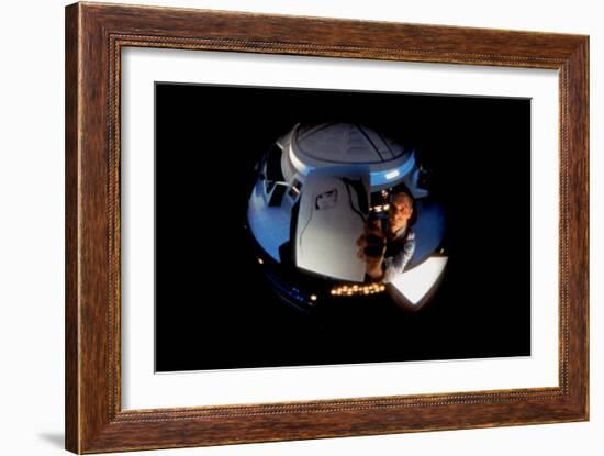 2001: A Space Odyssey, Keir Dullea as Seen Through Hal, 1968-null-Framed Premium Photographic Print