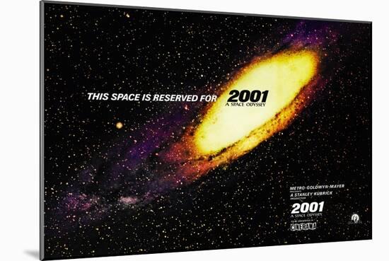 2001: a Space Odyssey, US Lobbycard, 1968-null-Mounted Art Print
