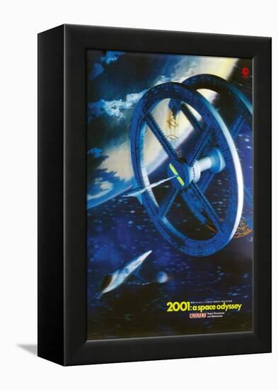 2001: A Space Odyssey, US poster, 1969-null-Framed Stretched Canvas