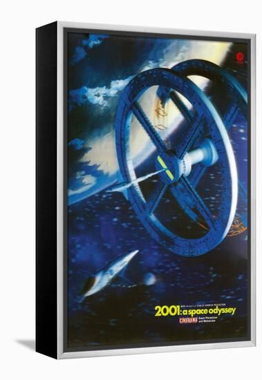 2001: A Space Odyssey, US poster, 1969-null-Framed Stretched Canvas