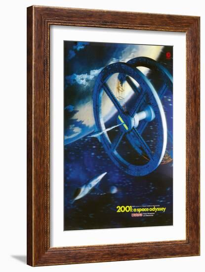 2001: A Space Odyssey, US poster, 1969-null-Framed Art Print