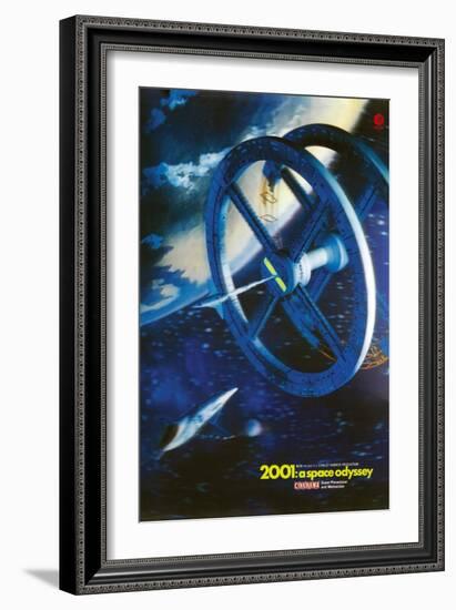 2001: A Space Odyssey, US poster, 1969-null-Framed Art Print