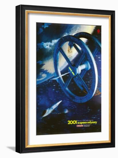 2001: A Space Odyssey, US poster, 1969-null-Framed Art Print
