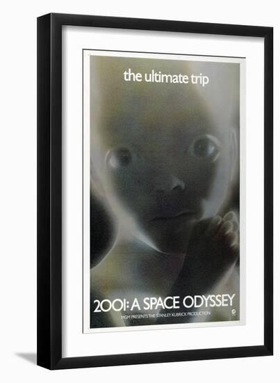 2001: A Space Odyssey, US poster, 1972-null-Framed Art Print