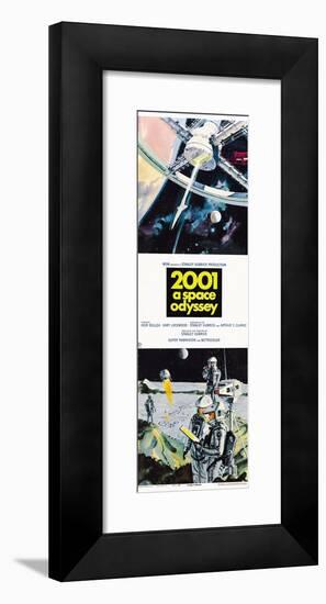 2001: A Space Odyssey, US poster, 1973-null-Framed Art Print