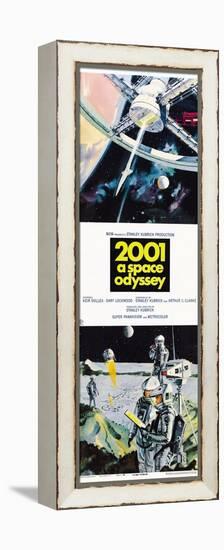 2001: A Space Odyssey, US poster, 1973-null-Framed Stretched Canvas