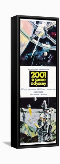 2001: A Space Odyssey, US poster, 1973-null-Framed Stretched Canvas