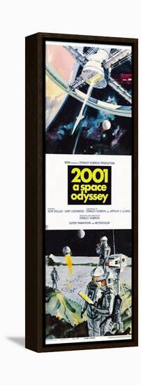 2001: A Space Odyssey, US poster, 1973-null-Framed Stretched Canvas