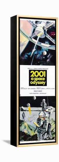 2001: A Space Odyssey, US poster, 1973-null-Framed Stretched Canvas