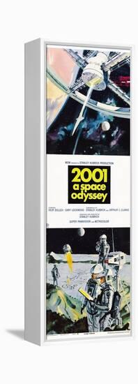 2001: A Space Odyssey, US poster, 1973-null-Framed Stretched Canvas