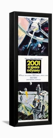 2001: A Space Odyssey, US poster, 1973-null-Framed Stretched Canvas