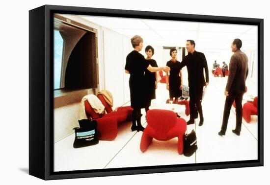 2001: A Space Odyssey, William Sylvester, Leonard Rossiter (Right), 1968-null-Framed Stretched Canvas