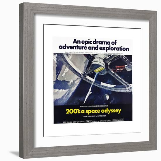 2001: A Space Odyssey-null-Framed Art Print