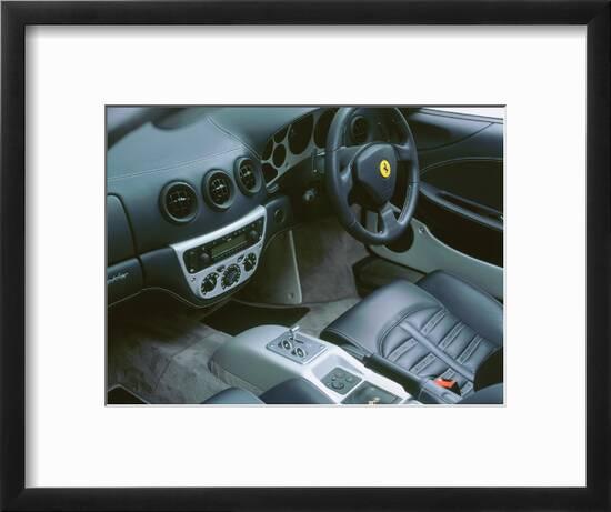 2001 Ferrari 360 Modena Spider Interior Photographic Print By Art Com