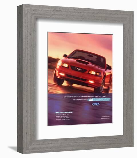 2002 Mustang-No Boundaries-null-Framed Art Print