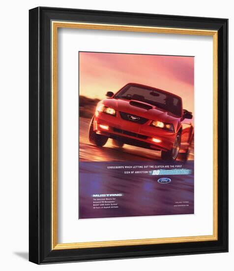 2002 Mustang-No Boundaries-null-Framed Art Print