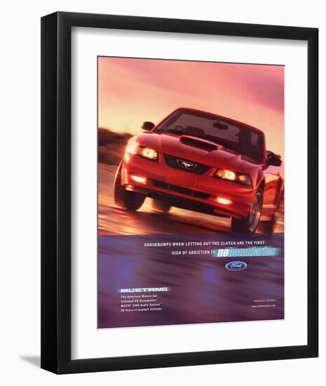 2002 Mustang-No Boundaries-null-Framed Art Print