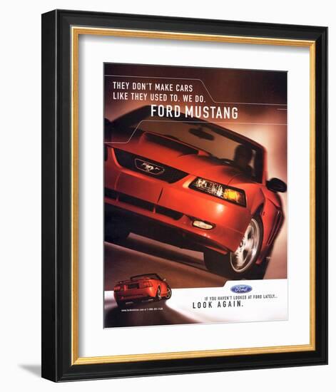 2003 Mustang-Like They Used To-null-Framed Art Print