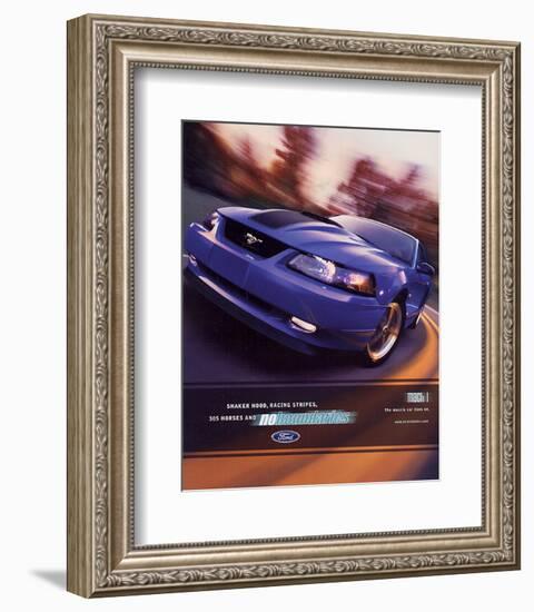 2003 Mustang- Muscle Car Lives-null-Framed Art Print