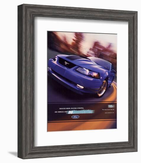 2003 Mustang- Muscle Car Lives-null-Framed Art Print